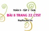 Bài 8 trang 22 Toán 9 tập 1 Chân trời sáng tạo SGK